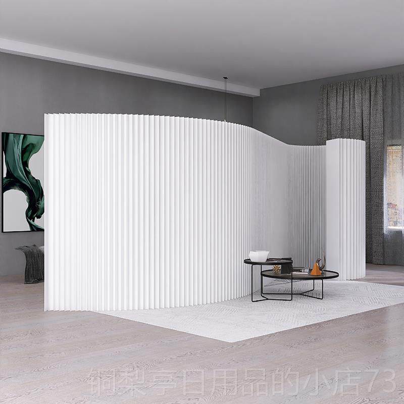 正品休现艺术纸屏风隔闲断风琴纸墙客厅屏风活动代隔断直播景隔背