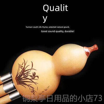 正品滇南丝滇南竹葫芦丝器学初学者调B乐调小学儿童成人初者C绿巨