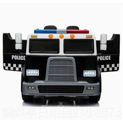 正品双人超大儿童电遥动车四轮控消防火救车可坐出广场租大型电动