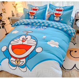 正品上一米四五8八床三件二套1米5被单冬天2x2.3床单被套床用品件