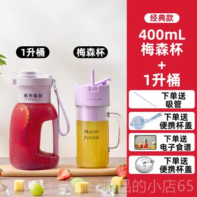 royalty line Mason Juicer 2正品罗榨汁机16叶钢刀碎冰小型便娅