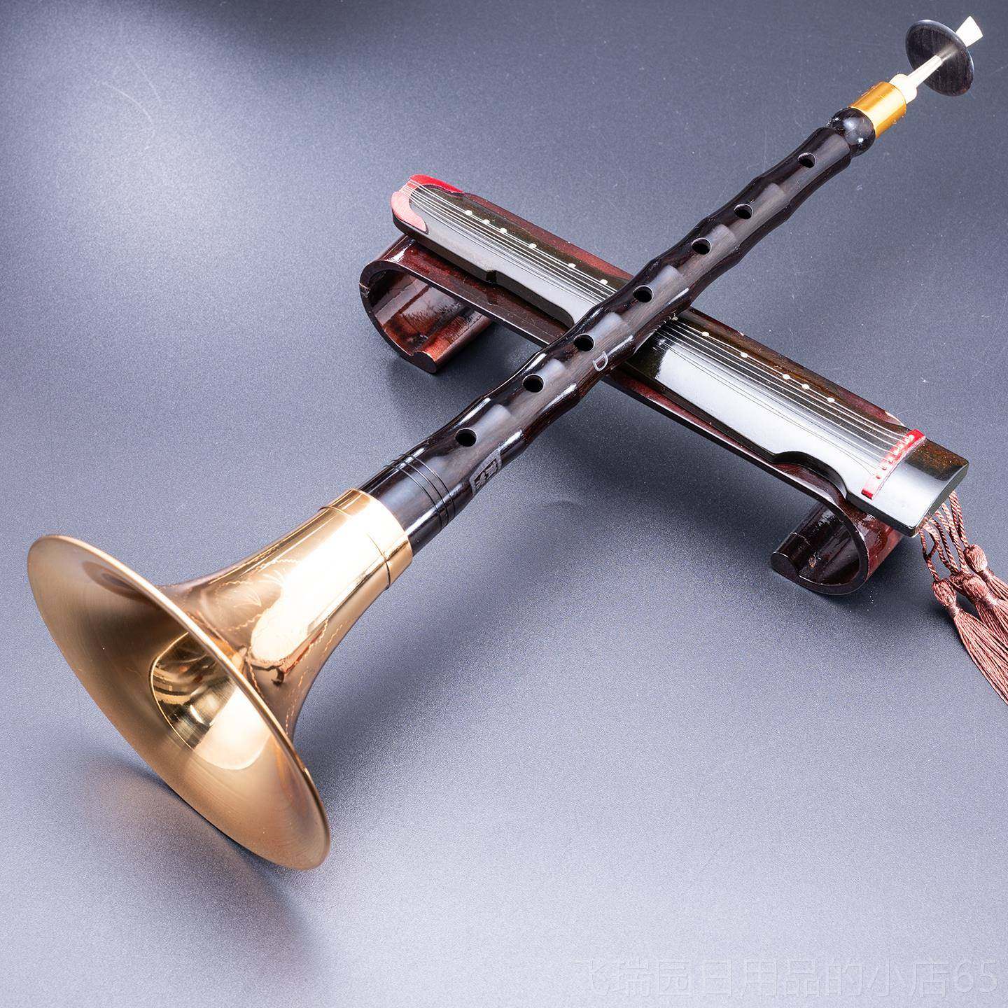 正品降高级乌木呐乐唢器初学者入门业演奏Db调大小锁呐喇叭纯专铜