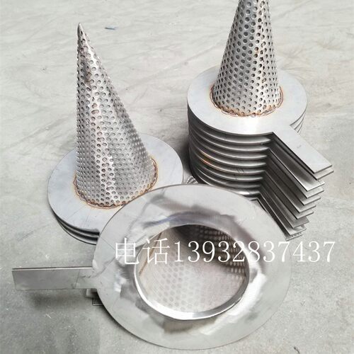 304/316L不锈钢锥形过滤器DN100/DN150工业过滤网管道临时过滤网