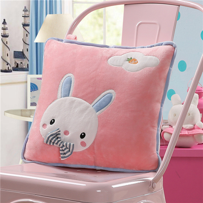 折叠车载抱枕被子两用珊瑚绒抱枕毯子多功能车上靠垫枕头空调毯子