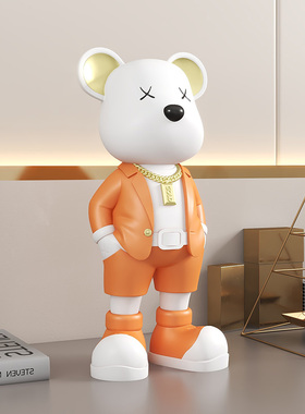 益方家居暴力熊桌面摆件客厅酒柜电视柜餐边柜玄关装饰品乔迁礼品