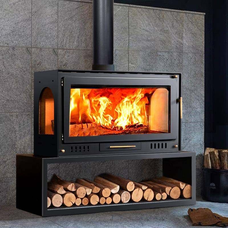 柴火暖炉新型壁炉真火冬天家用取暖炉燃木柴火民宿别墅客厅取暖器