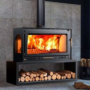 柴火暖炉新型壁炉真火冬天家用取暖炉燃木柴火民宿别墅客厅取暖器