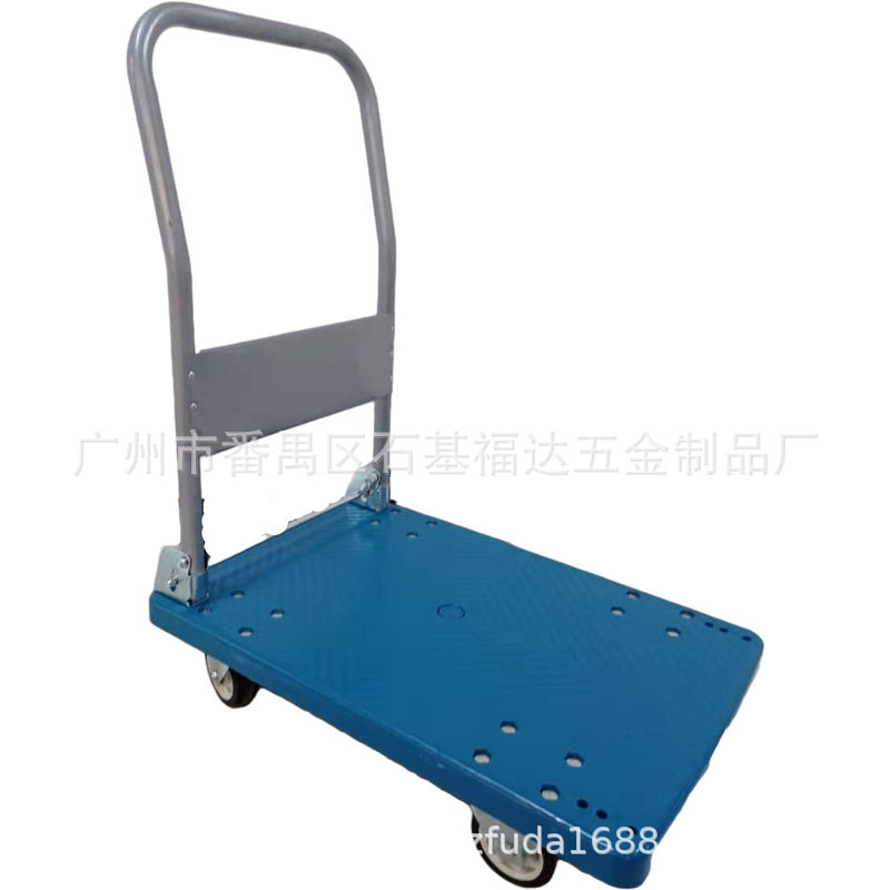 静音四轮平板手推车搬运工具