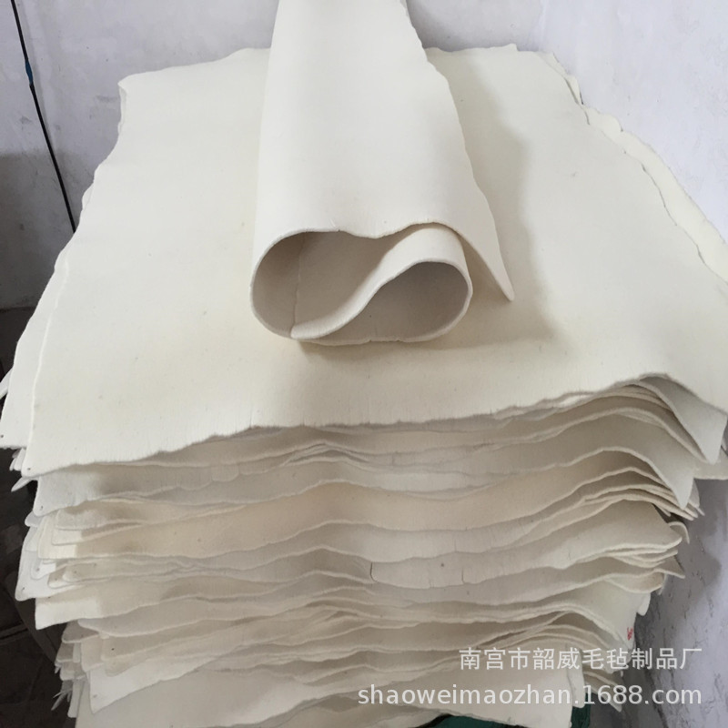 澳毛高密度耐高温耐磨密封毛毡