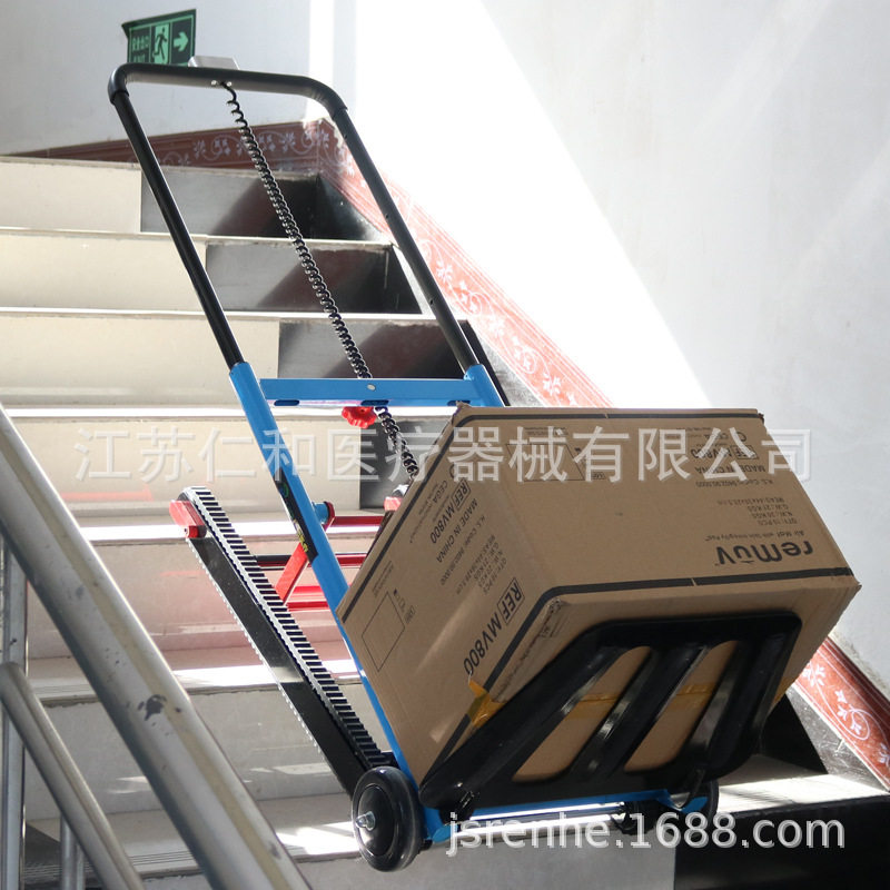 轻型便携履带式电动爬楼小推车