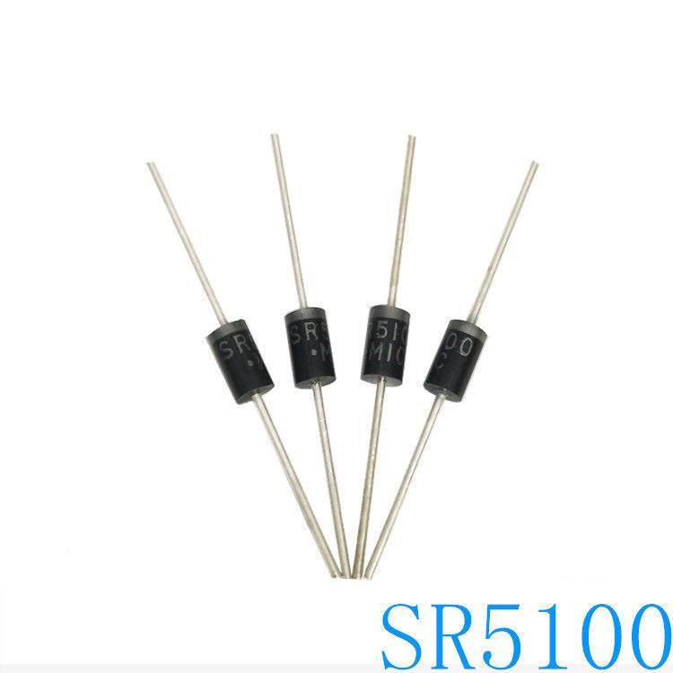 S5100家R直销直插DO-27低芯598压降肖特基二极管大片68厂MIL