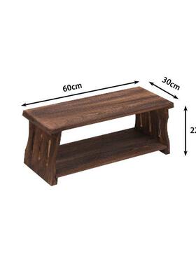 复日式长方MSQ形古窗实叠木茶桌可折榻榻米茶飘几矮桌家用厂家直