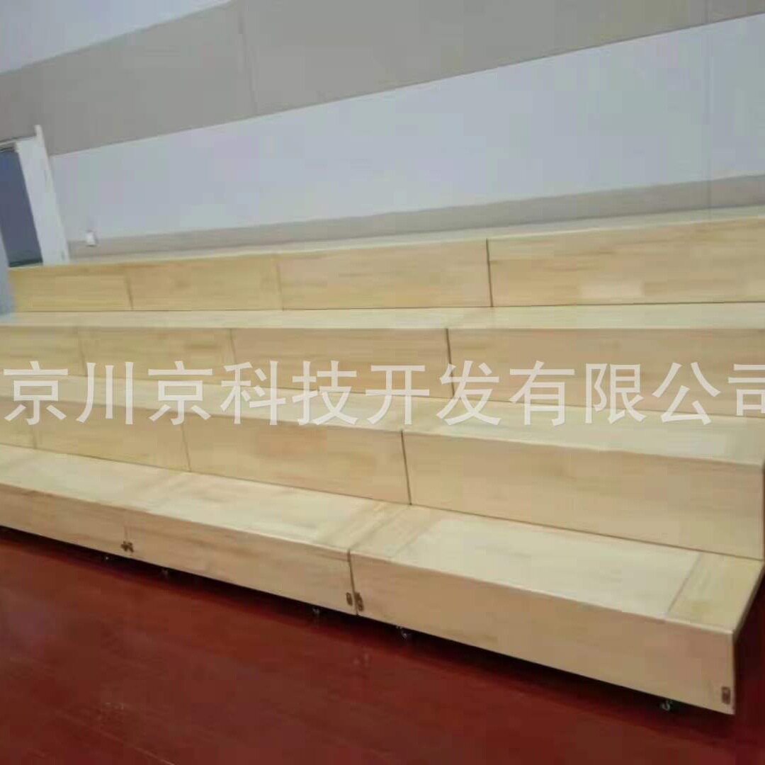 2木质伸缩合唱台阶 合唱团排练台小学生演唱台大合唱表演台抽拉式