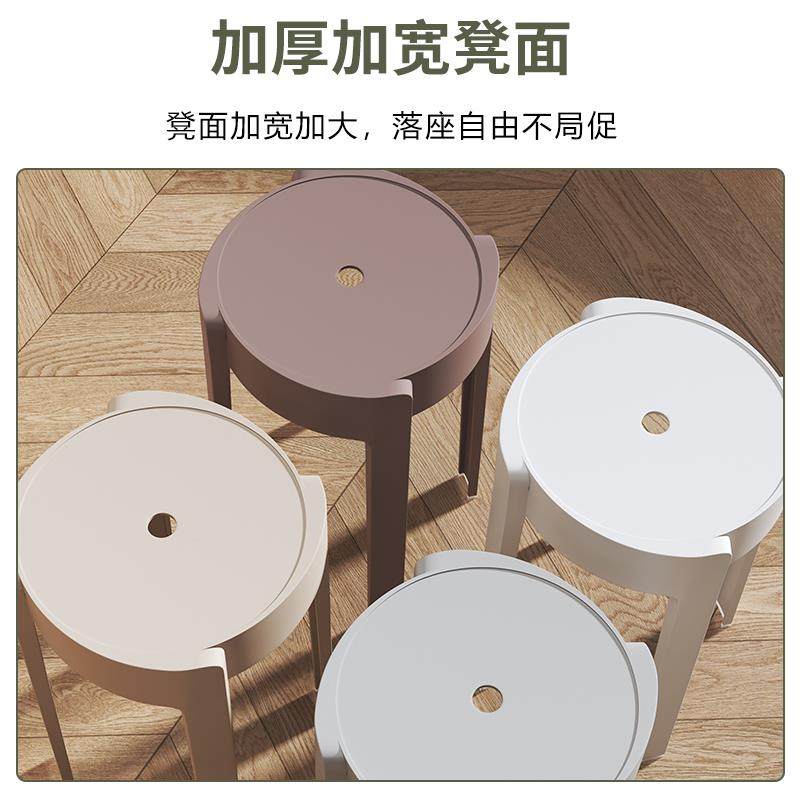 塑OOR料凳子加厚家用可人叠放熟胶不占凳空间简约桌凳成结餐实圆,鲜花速递/花卉仿真/绿植园艺,其它园艺用品,淘宝优惠券,粉丝福利购,淘宝优惠卷