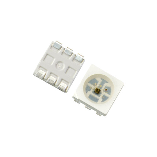 断点续传DC12V内置IC单点单控LC8808B幻彩灯珠5050RGB工厂直销