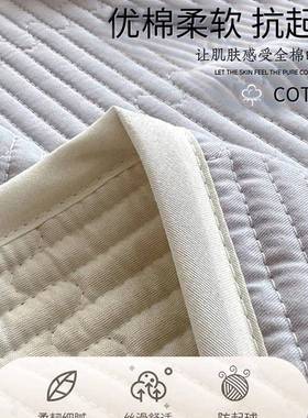 纯棉床盖单件2025ALKT新款四季用榻榻米厚通床单类人三件套