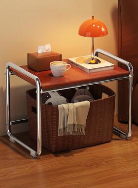 实木床头柜简JLT现境代型家用卧室边几创意2025新款床约边小柜跨