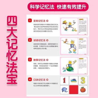 磁宫格板脑开发教具照相宫格记忆法全瞬间记性卡幼儿DRW园忆益智