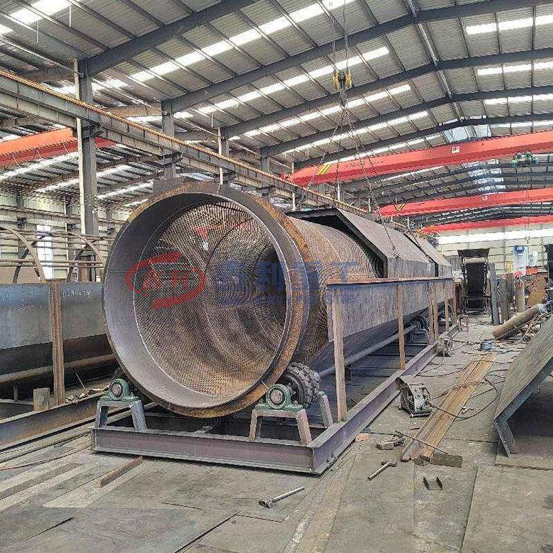 全自动滚筒筛动式无轴滚动移筛石土砂一石泥石1560型分离体多功筛