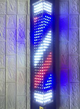 美发灯理发店L转水E电子加亮发廊户DOSM外复古简半圆挂墙防灯箱厂