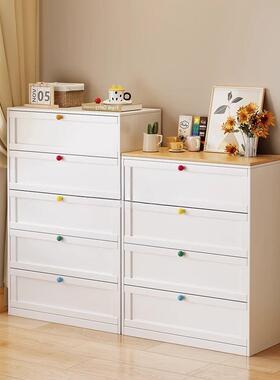 星光斗带OUM木曜板钢制原木柜家用收纳柜物抽屉储柜五柜风卧室客