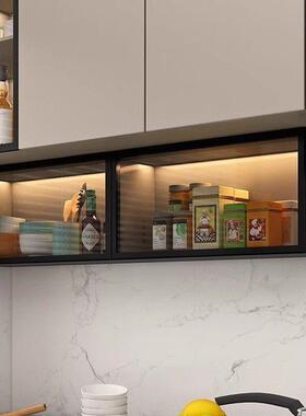 厨房悬挂式WHJ防橱柜壁柜吊柜收储物柜墙壁柜调料柜免打孔置纳物