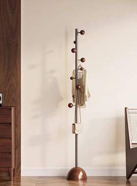 法式中古户卧室落地衣家用转角入衣帽XBU架衣挂架置物架架黑色复