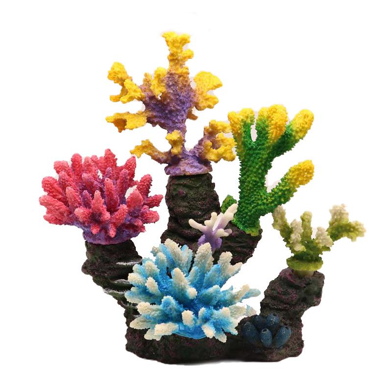 山鱼缸造水景全套仿真石头假装LMC20521饰摆件草水族箱布景躲避洞