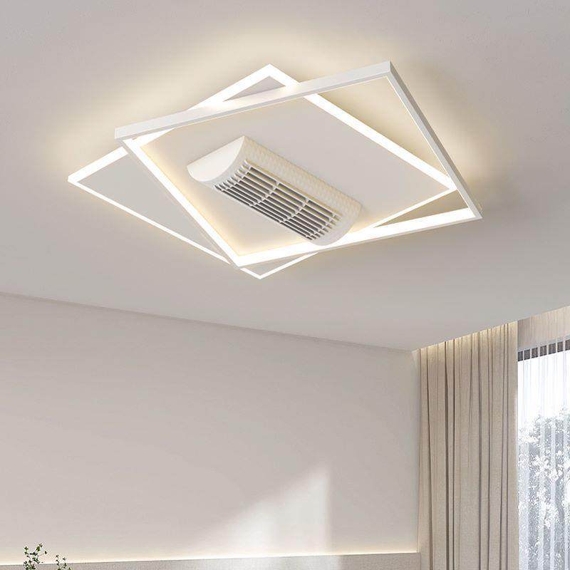 客厅无叶风扇滚灯筒式体摇套头新款现代简约隐形无品牌/静音卧室,家装灯饰光源,风扇灯,淘宝优惠券,粉丝福利购,淘宝优惠卷