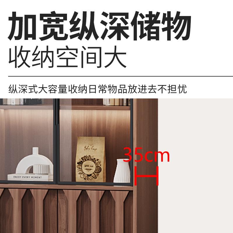 中式实木书房书柜尘璃柜展示厅柜防组合TEC柜墙柜立玻柜客边柜储