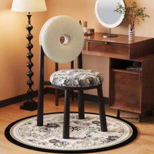 间OEH2025新款化妆凳简易家具房卧室衣网帽间用梳妆台椅子红家化