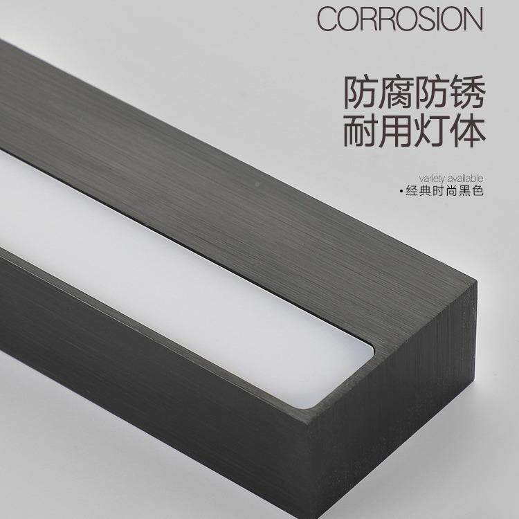 lMS-180ed镜打前灯卫间镜柜专生用免孔浴室厕所台洗漱梳妆洗脸镜