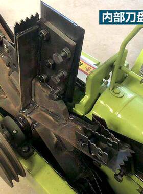 碎牛羊家用高喷砍BLB机切草机立式铡草机多功能切树草碎秸草枝秆