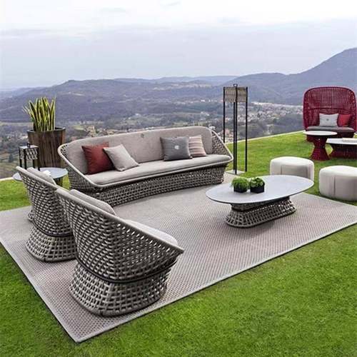 组户外休外闲沙发别墅庭院室阳台防水防晒藤酒椅合店花园459创意
