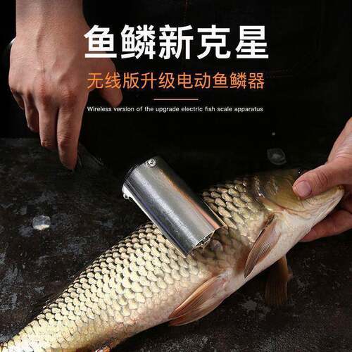 打刷杀鱼电动刮鱼鱼鳞器防水工具去除机商鳞用鱼HRN鳞鱼鳞刨充电
