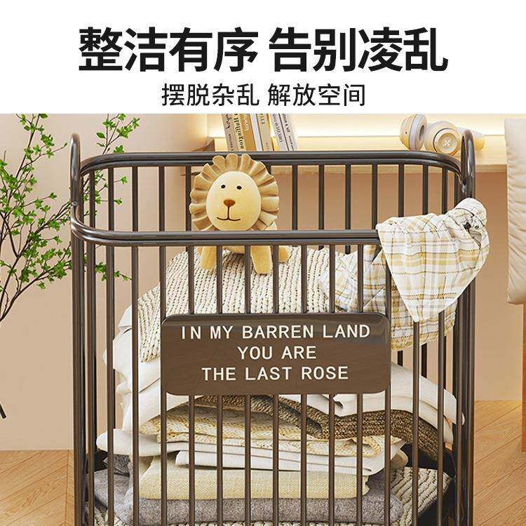 脏衣篓家用大服容量高颜值带收946轮浴室放衣纳筐脏衣脏篮洗衣篮