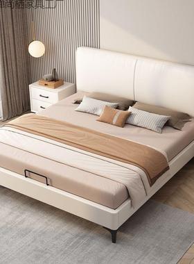 送货入主户YJB实布木科技双人型软包床主卧大床卧经济单人床软包