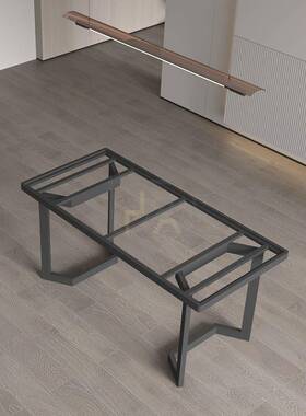 瓷砖内嵌腿岩金桌属板脚支架办公桌简易桌子腿支YX6788架铁艺吧台