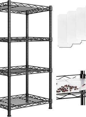 厨房置架KJH20242仓货库架阳台杂物架书架波物浪网层架落地多层网