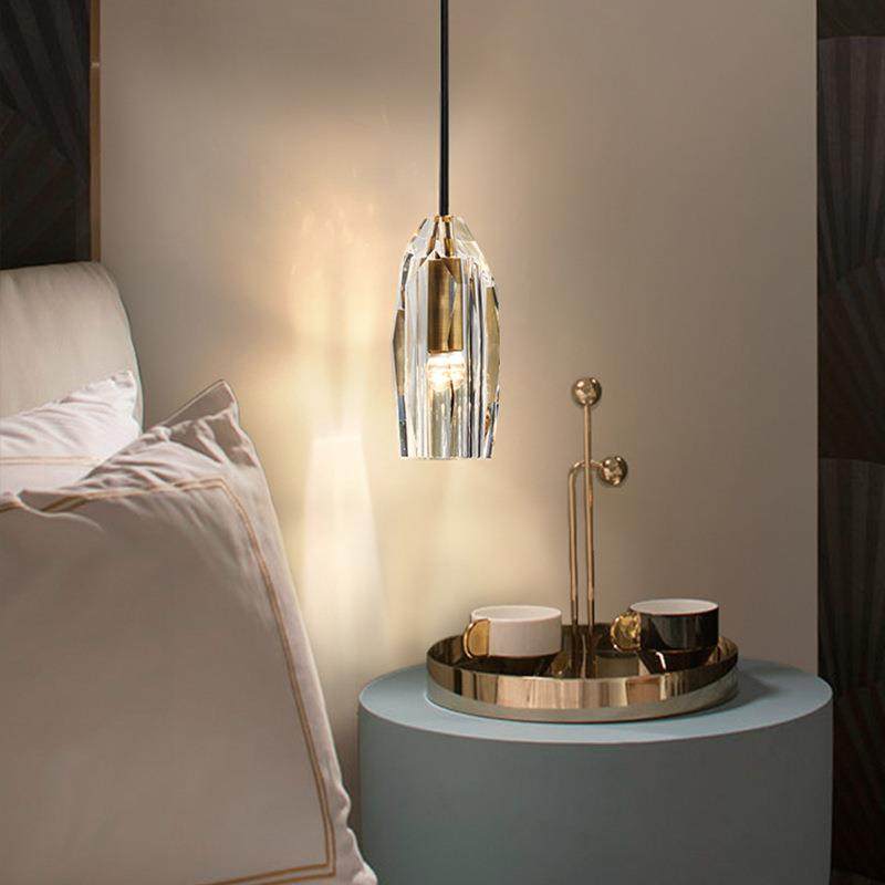 现简约轻奢吊灯后装客代厅餐厅吊灯餐厅吧台饰水晶小吊灯卧室床头,家装灯饰光源,智能吊灯,淘宝优惠券,粉丝福利购,淘宝优惠卷