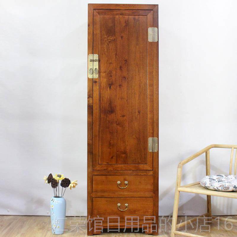 正品香樟木中单门衣柜儿童衣橱实木纳小户型卧室储物收式柜柜整体