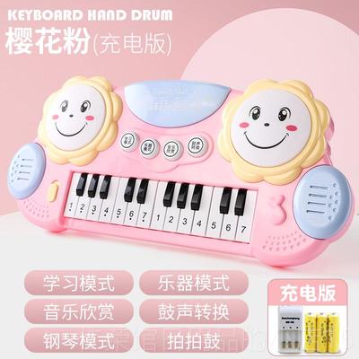 正品子婴幼儿电琴玩儿具宝宝可弹学奏早教益智音乐童初小钢琴男童
