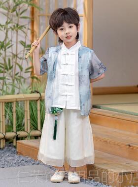 正品aCos汉女Mmian裙初中学生唐装，大孩子哥哥姐姐服代装表演服