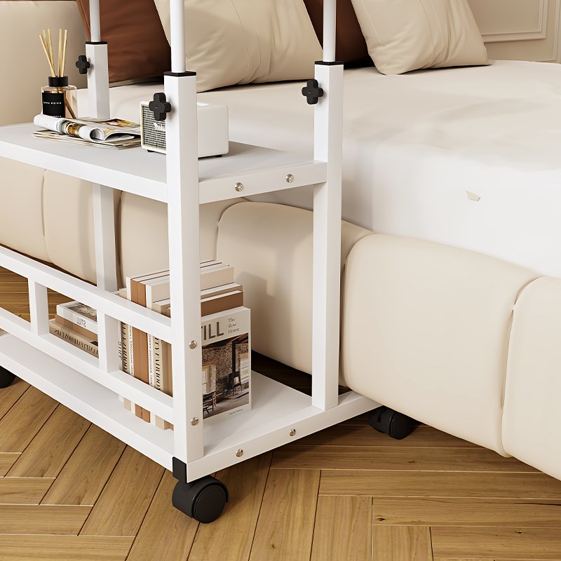 床边桌简易可移动升降小桌板带轮小桌子家用电脑桌宿舍写字桌书桌