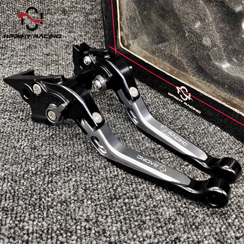 适用于永源 庄威V400太子车复古改装可调节刹车离合牛角拉杆配件