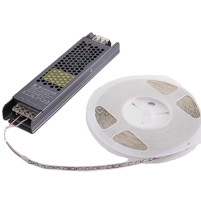 RGB彩色灯带led灯条低压线形灯线条灯2伏自粘红客厅吊顶嵌入式蓝