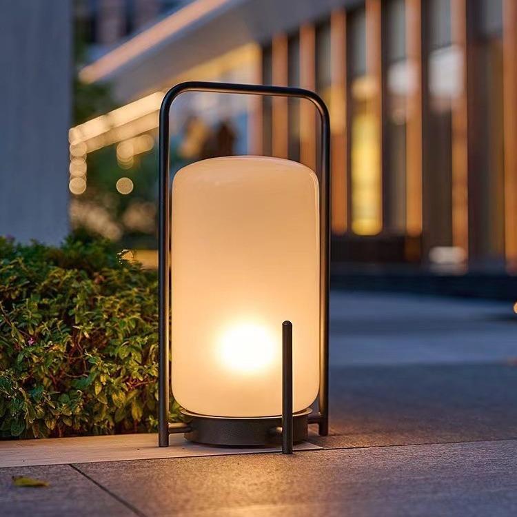 户外景观地灯网红手提氛围灯别墅露台灯花园草坪灯防水市电庭院灯