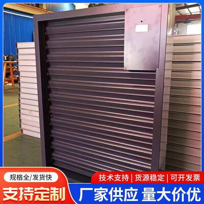 百双层电动防雨沙叶窗百叶出风口高防防护低风阻LCB33外墙通风窗