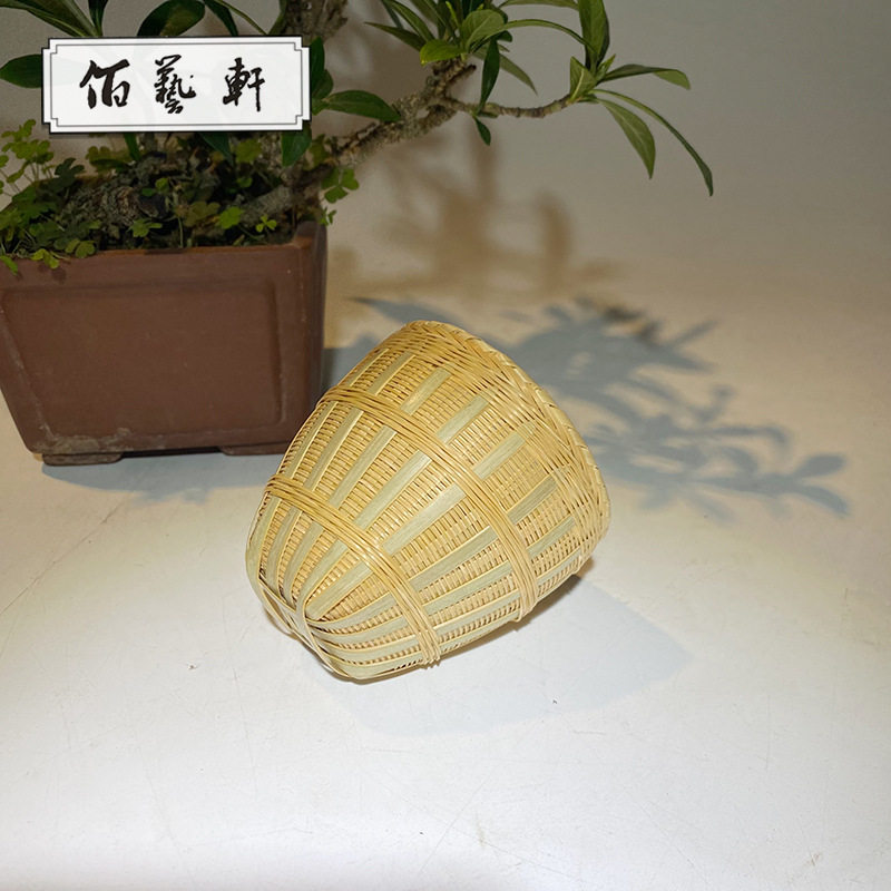 佰艺轩东阳纯手工竹编小簸箕