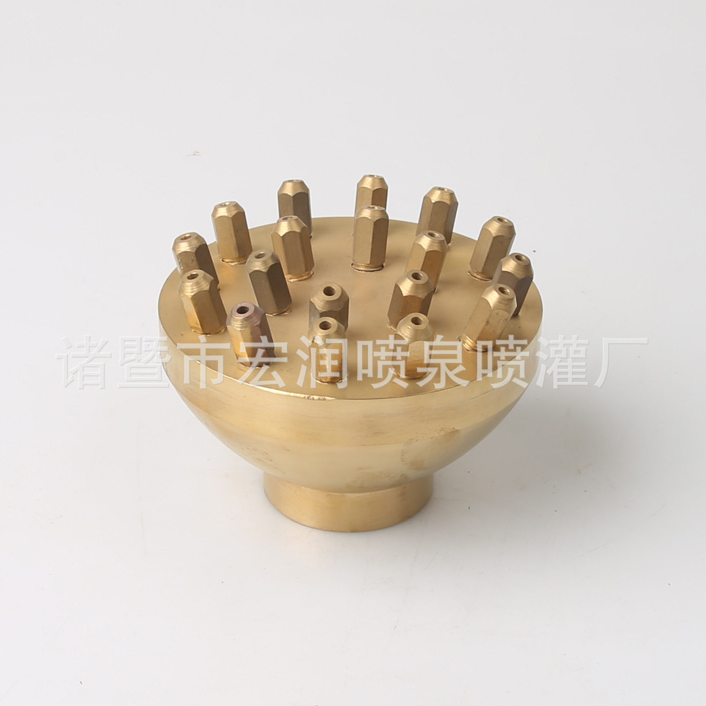 宏润喷泉喷灌厂家直供 全铜莲蓬喷头 园林灌溉绿化工程喷灌喷头